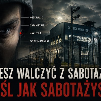Zwalczając sabotaż, myśl jak sabotażysta detektyw