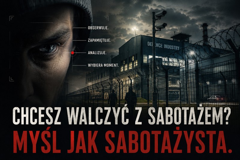 Zwalczając sabotaż, myśl jak sabotażysta detektyw Łódź